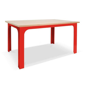 Nico and Yeye Tables/Chairs BIRCH / RED / CONVERTIBLE (20.5" AND 24.5") Nico and Yeye Craft Kids Table