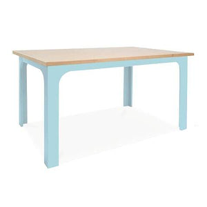 Nico and Yeye Tables/Chairs BIRCH / SKY BLUE / CONVERTIBLE (20.5" AND 24.5") Nico and Yeye Craft Kids Table