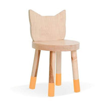 Load image into Gallery viewer, Nico and Yeye Tables/Chairs MAPLE / ORANGE / 12&quot; Nico and Yeye Kitty Kids Chair (Set of 2)