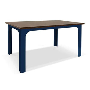 Nico and Yeye Tables/Chairs WALNUT / DEEP BLUE / CONVERTIBLE (20.5" AND 24.5") Nico and Yeye Craft Kids Table