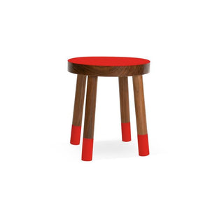Nico and Yeye Tables/Chairs WALNUT / RED / 12" Nico and Yeye Poco Kids Chair (Set of 2)