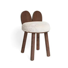 Load image into Gallery viewer, Nico and Yeye Tables/Chairs WALNUT / WHITE Nico and Yeye Fuzzy Lola Kids Chair