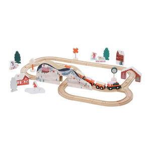 Manhattan Toy Toys Manhattan Toy Alpine Express Wooden Toy Train Set