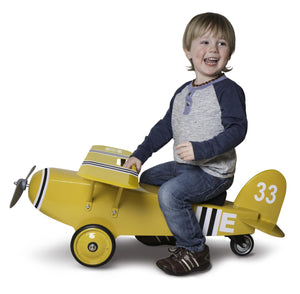 Morgan Cycle Toys Morgan Cycle Yellow Ride On Scooster Airplane