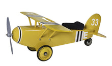 Load image into Gallery viewer, Morgan Cycle Toys Morgan Cycle Yellow Ride On Scooster Airplane
