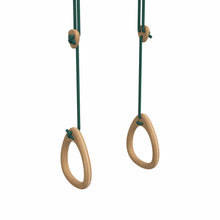 Load image into Gallery viewer, Lillagunga Toys Oak / GREEN / 2.0-2.8 m Lillagunga Gymnastic Rings