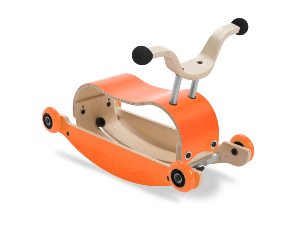 Wishbone Toys Orange Wishbone Mini-Flip Walker