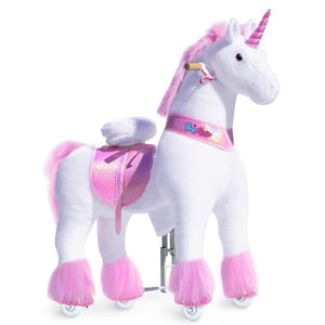 PonyCycle Toys Size 5 For Age 7+ PonyCycle Unicorn Kids Ride On Pink Horse Toy - Pedal Operated