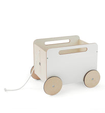 Load image into Gallery viewer, Ooh Noo Toys White Ooh Noo Toy Chest On Wheels