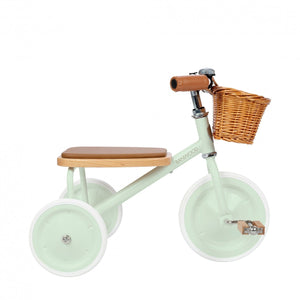 Banwood Tricycles Pale Mint Banwood Children's Trike With Basket