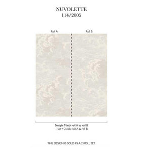 Fornasetti Wallpaper Fornasetti Nuvolette Wallpaper - Pearl