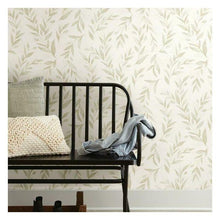 Load image into Gallery viewer, Magnolia Home Wallpaper Magnolia Home Olive Branch Premium Peel and Stick Wallpaper