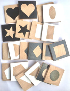 Modern Blocks Wooden Toys Modern Blocks Shapes Memory Game