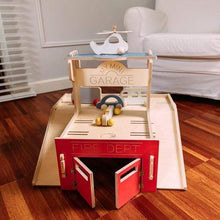 Load image into Gallery viewer, My Mini Home Wooden Toys Red/Blue My Mini Home My Mini Toy Garage