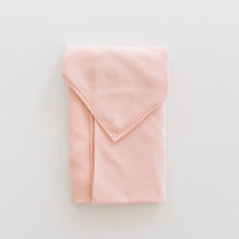 Load image into Gallery viewer, Design Dua. 0-3 Months (Roomy) / Blush Solid Design Dua Organic Pre-folded Swaddle  - Blush