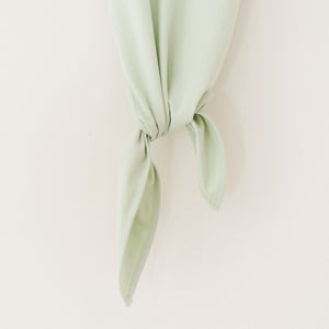 Design Dua. 0-3 Months (Roomy) / Mint Solid Design Dua Organic Newborn Knotted Gown - Mint