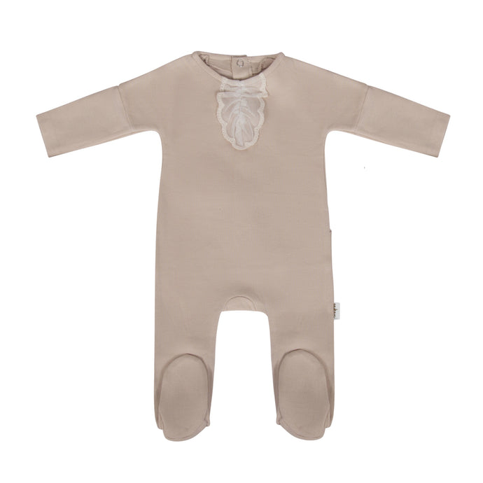 Cadeau Baby 0M Touch of lace (footie) by Cadeau Baby