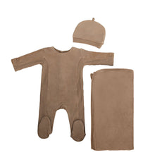 Load image into Gallery viewer, Cadeau Baby 3M / Beige Solid starter set by Cadeau Baby