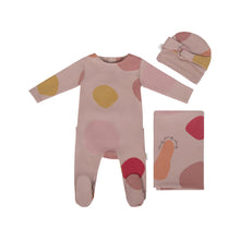 Load image into Gallery viewer, Cadeau Baby 3M / Girls Mouve base Speckles (set) by Cadeau Baby