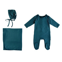 Load image into Gallery viewer, Cadeau Baby 3M Grid Teal Blue (Set) by Cadeau Baby