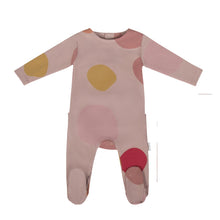 Load image into Gallery viewer, Cadeau Baby 3M / Mouve girls Speckles (footie) by Cadeau Baby
