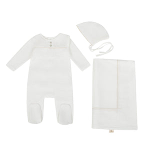 Cadeau Baby 3M / White Laced in grace by Cadeau Baby