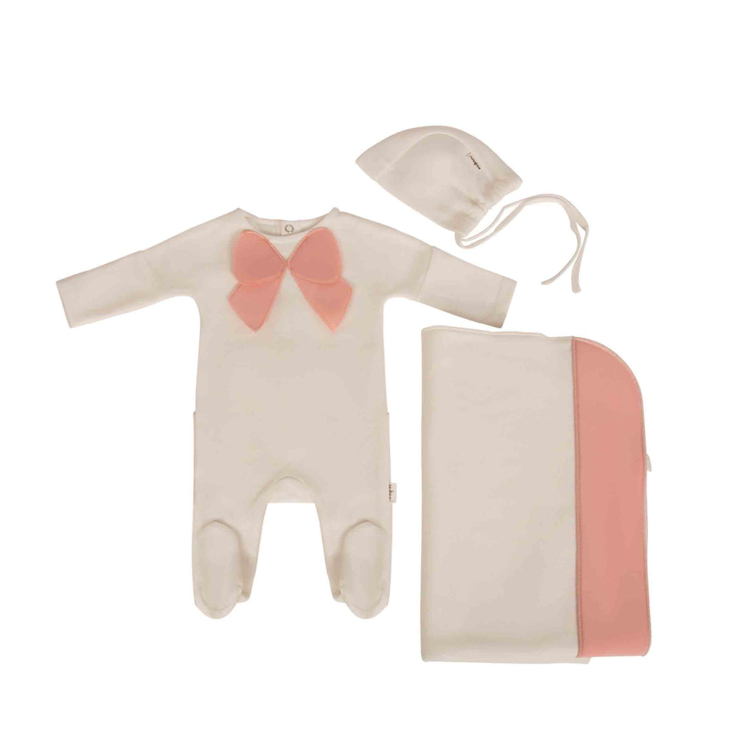 Cadeau Baby 3M / White Loveabow (set) by Cadeau Baby