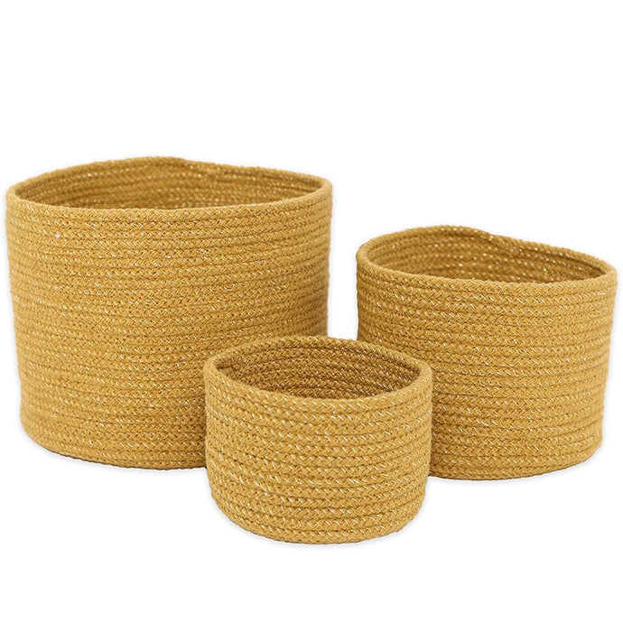 nattiot-shop-america Accessoires Set of 3 baskets Nattiot ILSE Honey set of 3 storage baskets