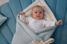 Load image into Gallery viewer, moimili.us Baby horn Moi Mili &quot;Eye of the Sea&quot; Linen Shell Baby Horn
