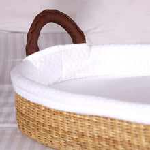 Load image into Gallery viewer, Design Dua. Baby Ivory Cotton - Not for use with Afia, Adwoa, or Frema Basket Design Dua Organic Cover Liner &amp; Sheet for Classic Changing Basket