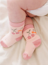 Load image into Gallery viewer, JuJuBe Baby Socks Trios JuJuBe Baby Socks Trio - Cherry Cute by Doodle By Meg