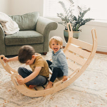 Load image into Gallery viewer, All Circles Balance Boards All Circles Playarch Xl - Large Wooden Climber And Rocker