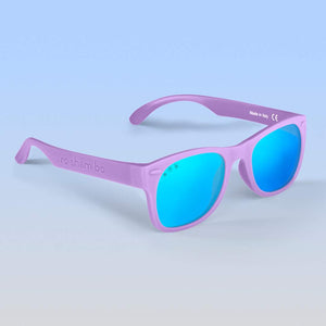 ro•sham•bo eyewear Bayside L/XL / Polarized Mirrored (Blue) Lens / Lavender Punky Brewster Shades | Adult L/XL