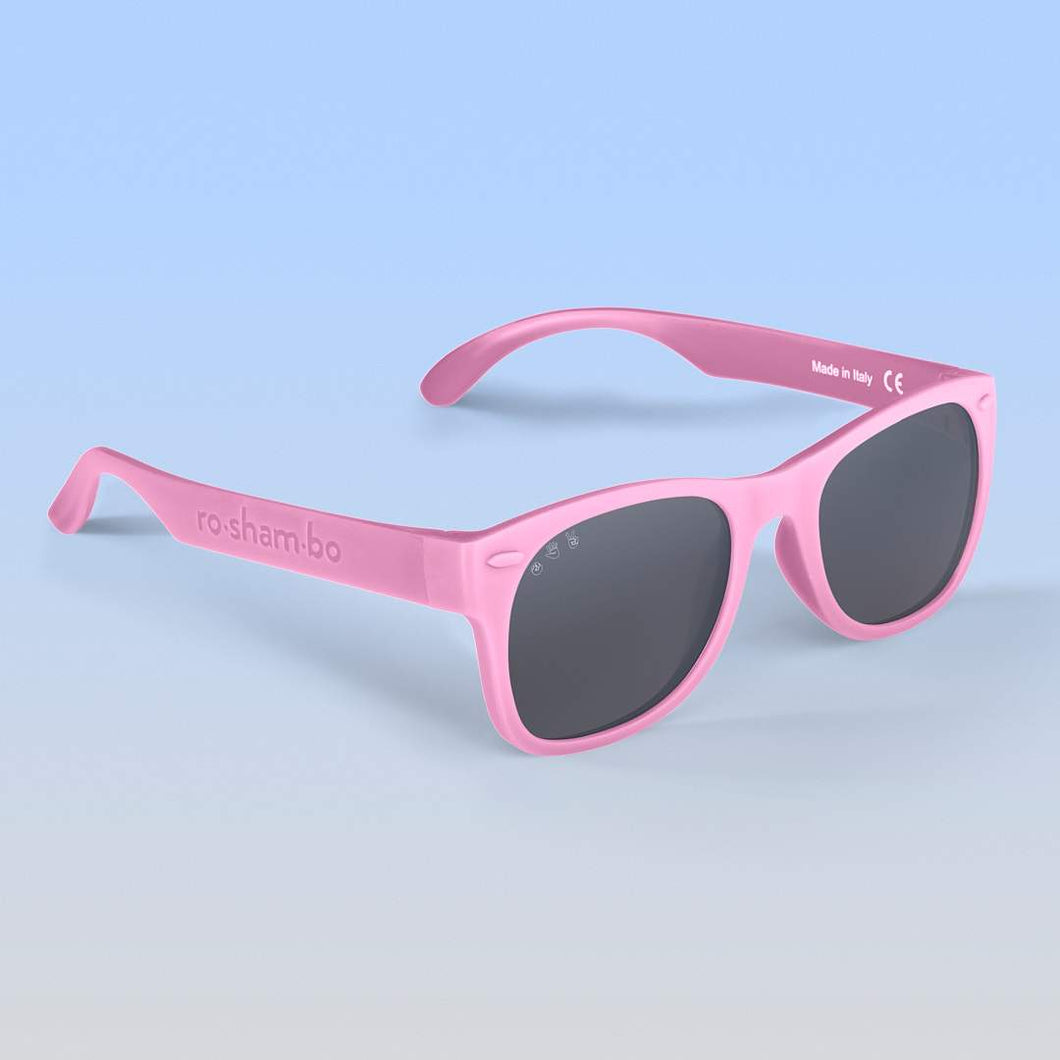 ro•sham•bo eyewear Bayside Polarized Grey Lens / Light Pink Frame Popple Shades | Baby