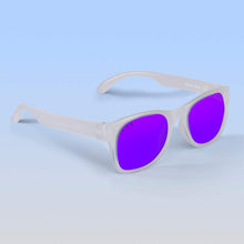 Load image into Gallery viewer, ro•sham•bo eyewear Bayside Polarized Mirrored (Purple) Lens / Frost Frame Falcor Shades | Toddler
