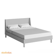 Load image into Gallery viewer, ducduc bed light grey / full indi bed