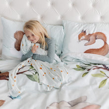 Load image into Gallery viewer, Rookie Humans Big Kid Bedding Enchanted Forest Duvet &amp; Pillowcase