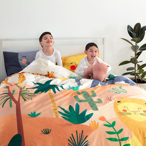 Rookie Humans Big Kid Bedding In The Savanna Duvet & Pillowcase
