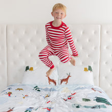 Load image into Gallery viewer, Rookie Humans Big Kid Bedding Snowy Day Duvet &amp; Pillowcase