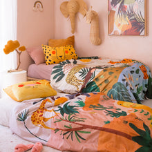 Load image into Gallery viewer, Rookie Humans Big Kid Bedding Twin In The Jungle Duvet &amp; Pillowcase