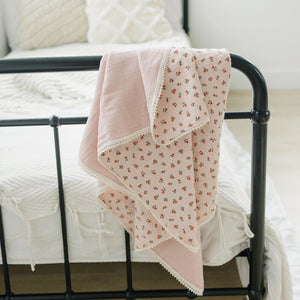 Bloomere Blankets Bloomere Muslin Blanket- Daze (Pink)