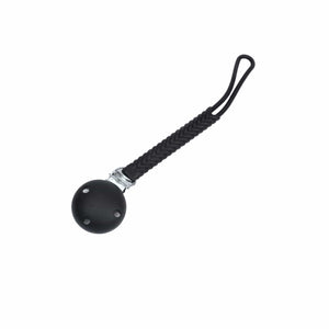 embé® Braided Black Braided Pacifier Clip by embé®
