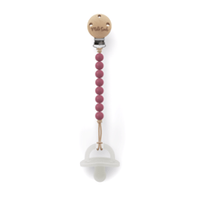 Load image into Gallery viewer, Milk Snob Calm &#39;n Cuddle™ Beaded Clip BERRY by Milk Snob