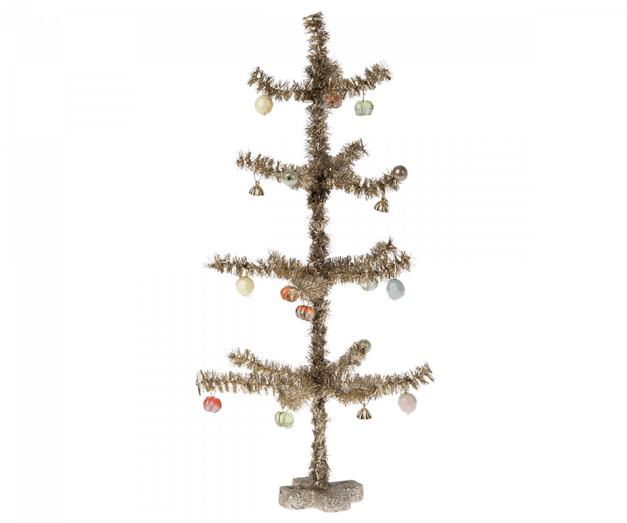 Maileg USA Christmas Christmas Tree, Miniature - Gold