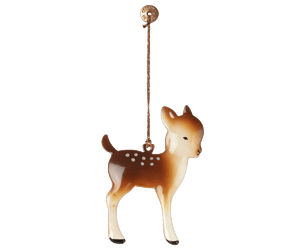 Maileg USA Christmas Metal Ornament - Bambi Small
