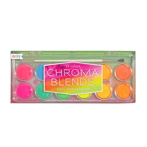 OOLY Chroma Blends Watercolor Paint Set - Neon by OOLY