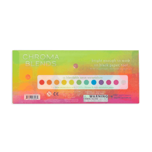 OOLY Chroma Blends Watercolor Paint Set - Neon by OOLY