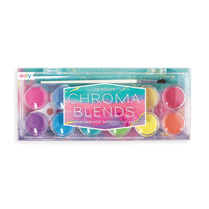 OOLY Chroma Blends Watercolor Paint Set - Pearlescent by OOLY