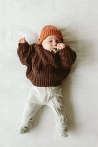 goumikids CHUNKY KNIT SWEATER | HIDE by goumikids