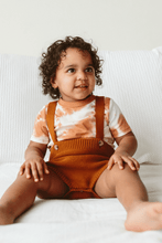 Load image into Gallery viewer, goumikids Clothes 0-3M KNIT SUSPENDER BLOOMERS | SIENNA by goumikids